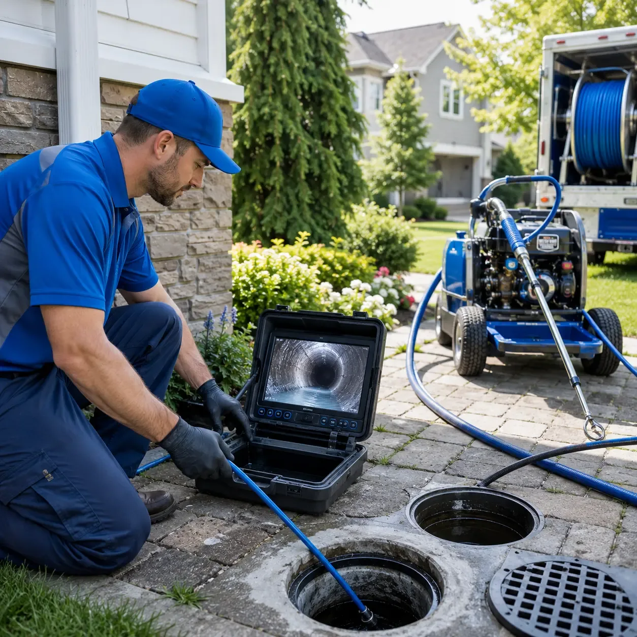 Outdoor drain cleaning professionals serving Swiss, WV