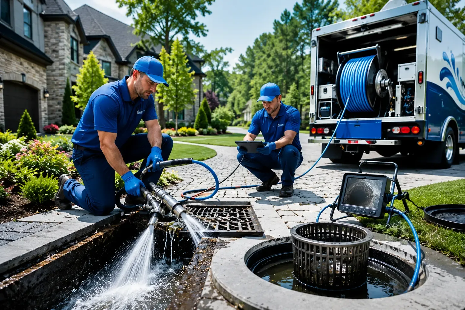Local outdoor drain cleaning professionals in Swiss, WV
