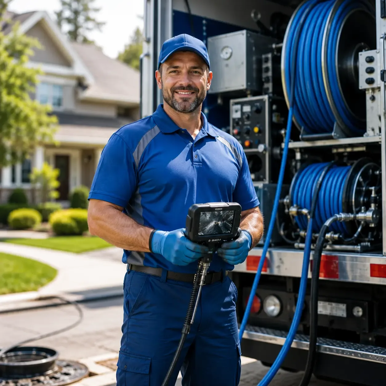 Local outdoor drain cleaning specialists in Swiss, WV